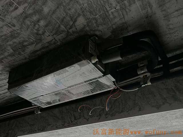 青島科技大學科翠苑大平層公寓新風系統施工——多聯機中央空調風機盤管
